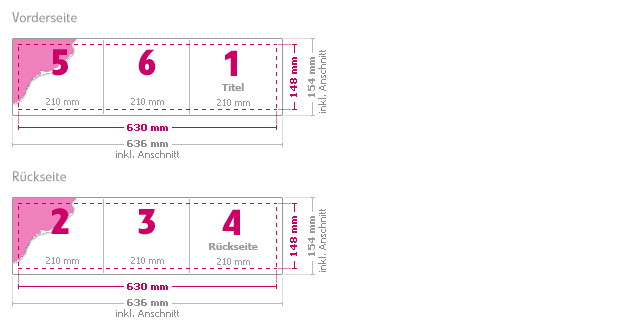 Druckhelden De Flyer Gefalzt Din A5 Bilderdruck Glanzend 135 G